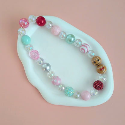 Gingerbread Kids Necklace