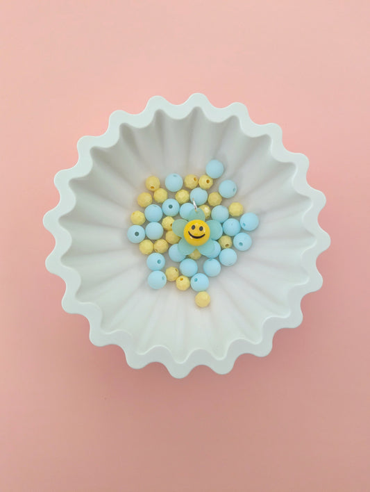 Blue Flower DIY Necklace Kit