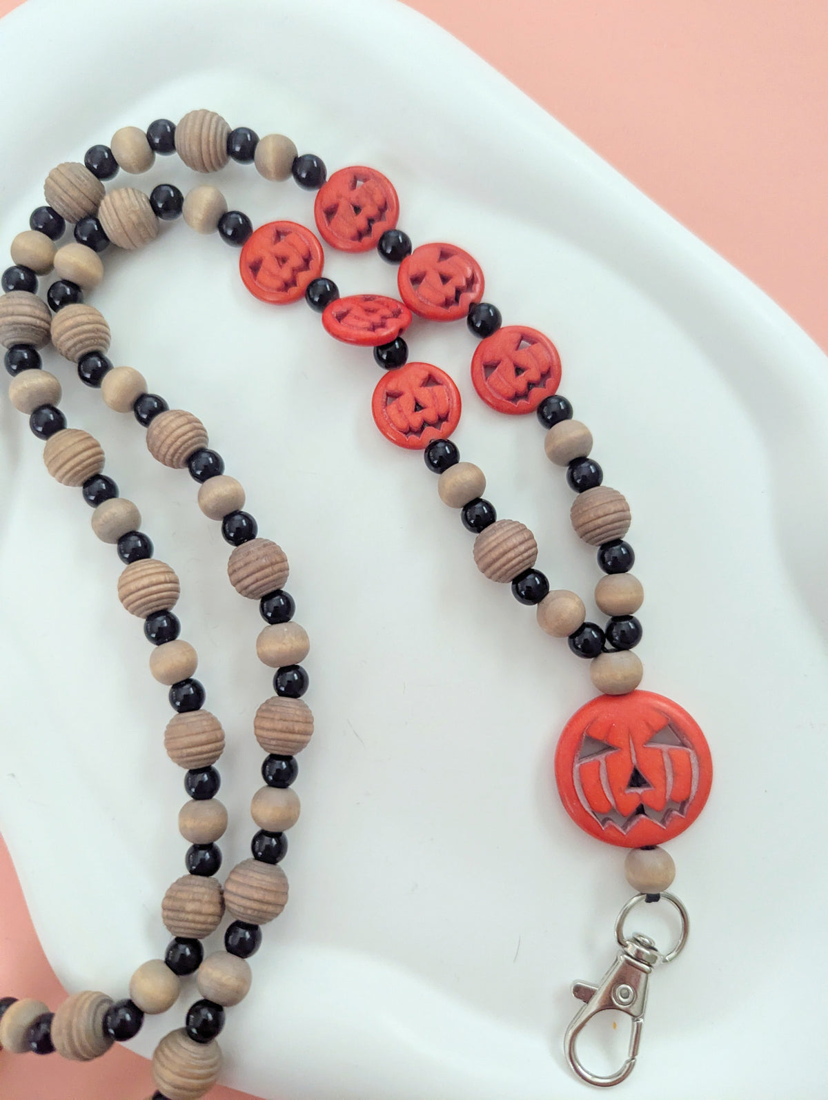Jack O' Lantern Lanyard