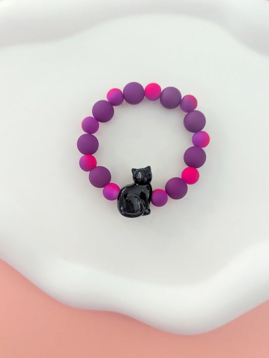Black Cat Kids Bracelet