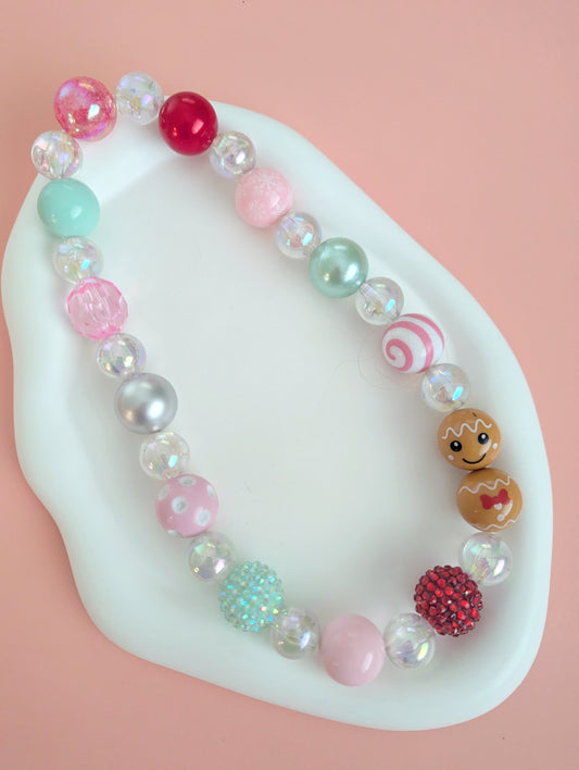 Gingerbread Kids Necklace
