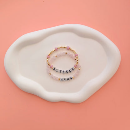 Blessed Mama Bracelet Stack