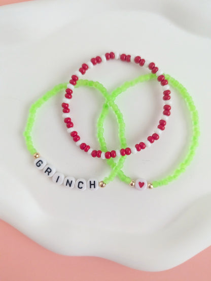Grinch Bracelet Stack