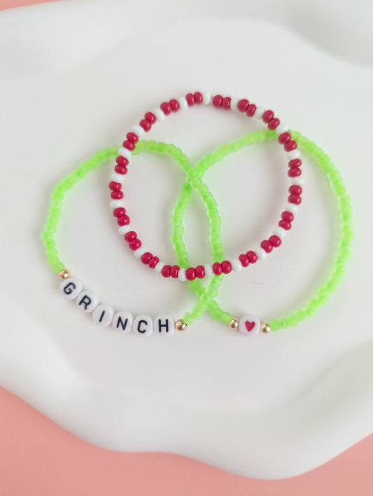 Grinch Bracelet Stack