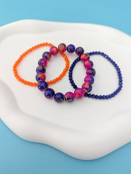 Purple and Orange Stack