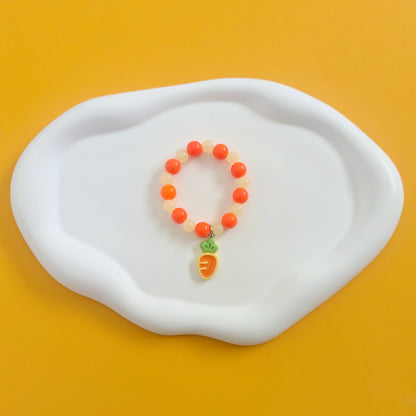 Carrot Charm Bracelet