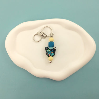 Floral Butterfly Keychain