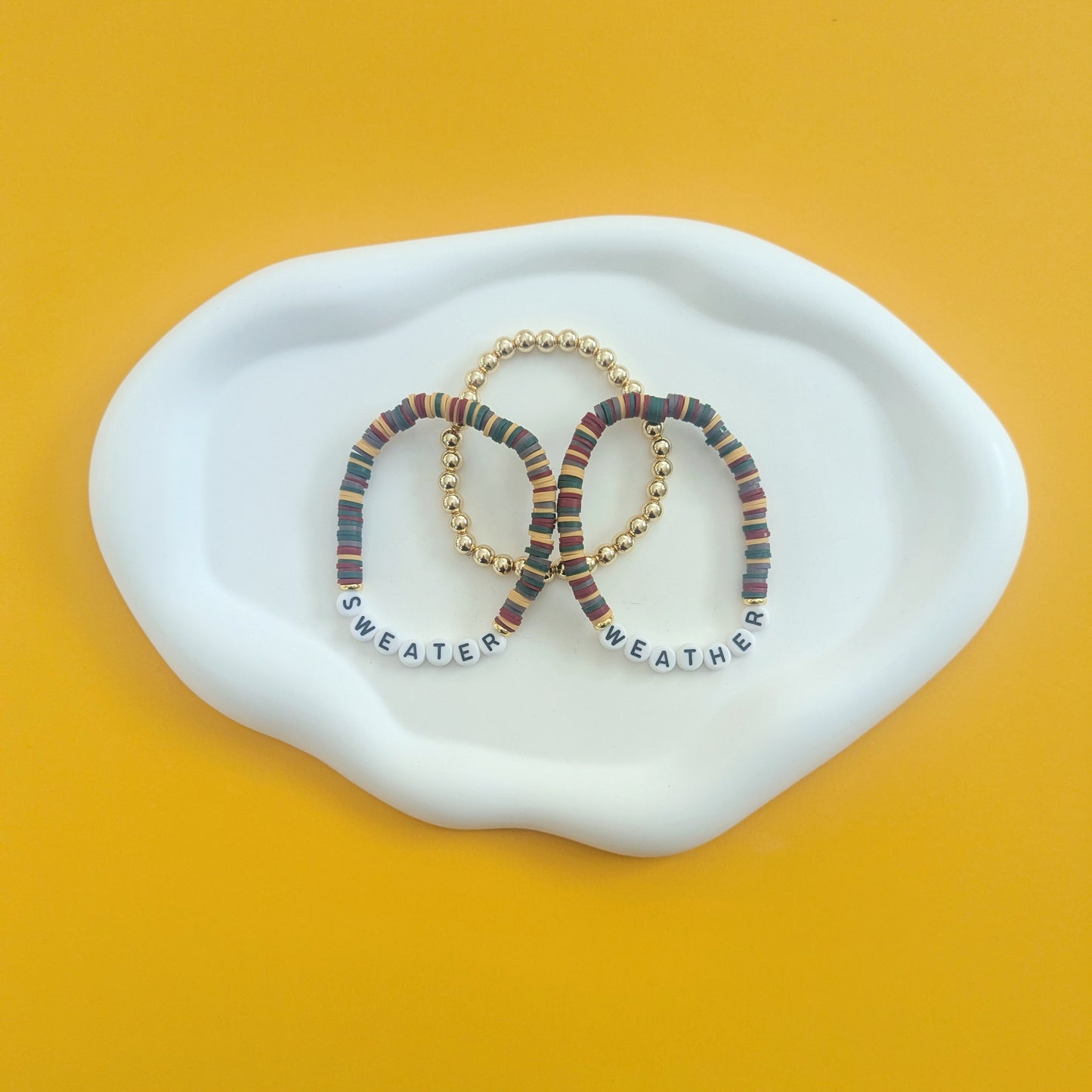 Sweater Weather Bracelet Stack