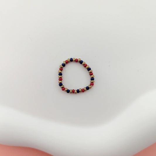 Red, Blue and Gold Ring